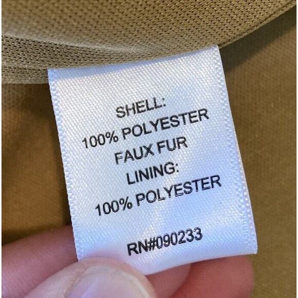 NWT PacSun Full Zip Sherpa Jacket Size Medium/Large Women’s Brown - Picture 5 of 9